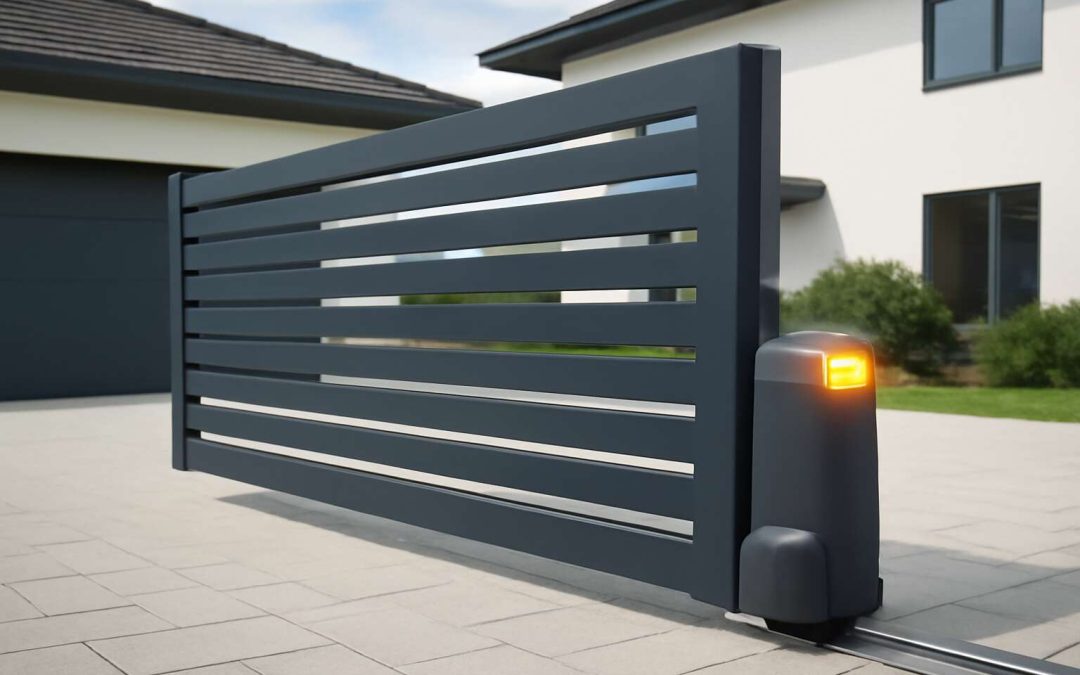 gate with motor