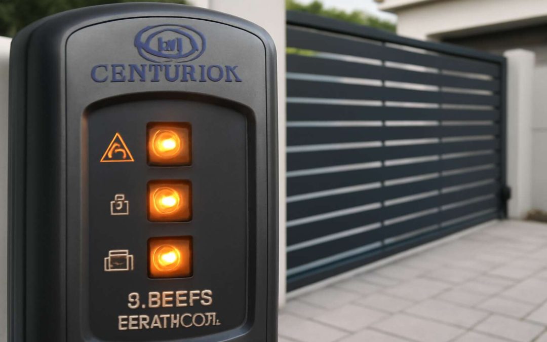 centurion gate motor 3 beeps