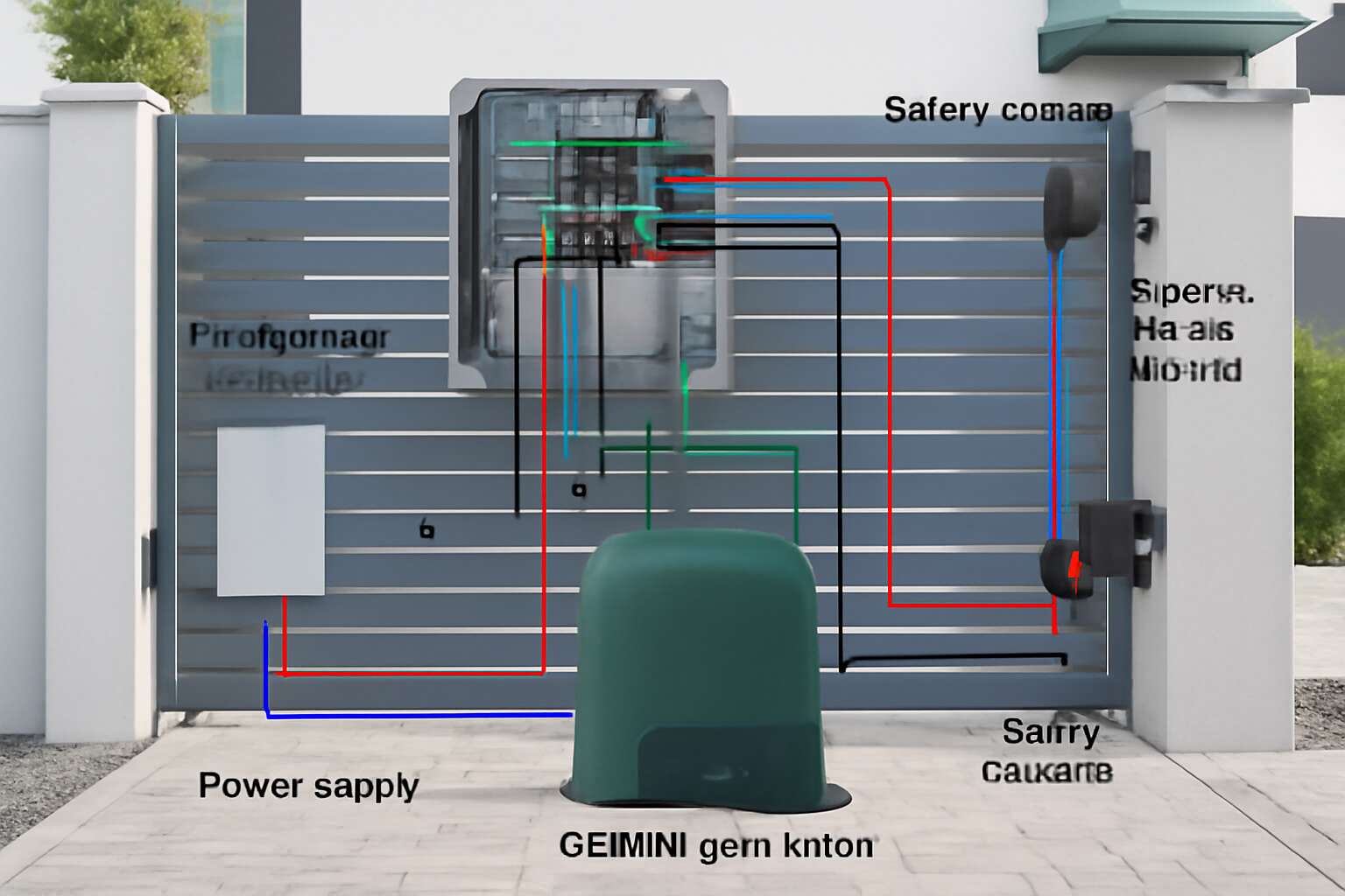 Complete Guide To Installing A Gemini Gate Motor Wiring Diagram For Complete Guide To Installing A Gemini Gate Motor Wiring Diagram For