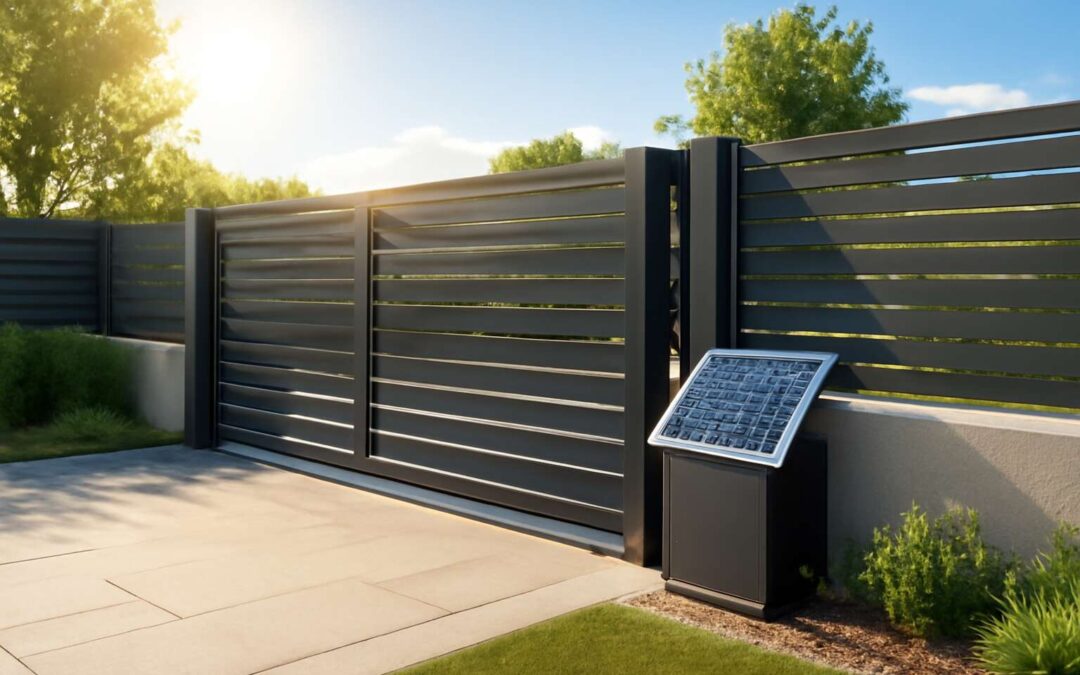 Upgrade your driveway with a gate motor with solar panel for effortless, eco-smart entry.