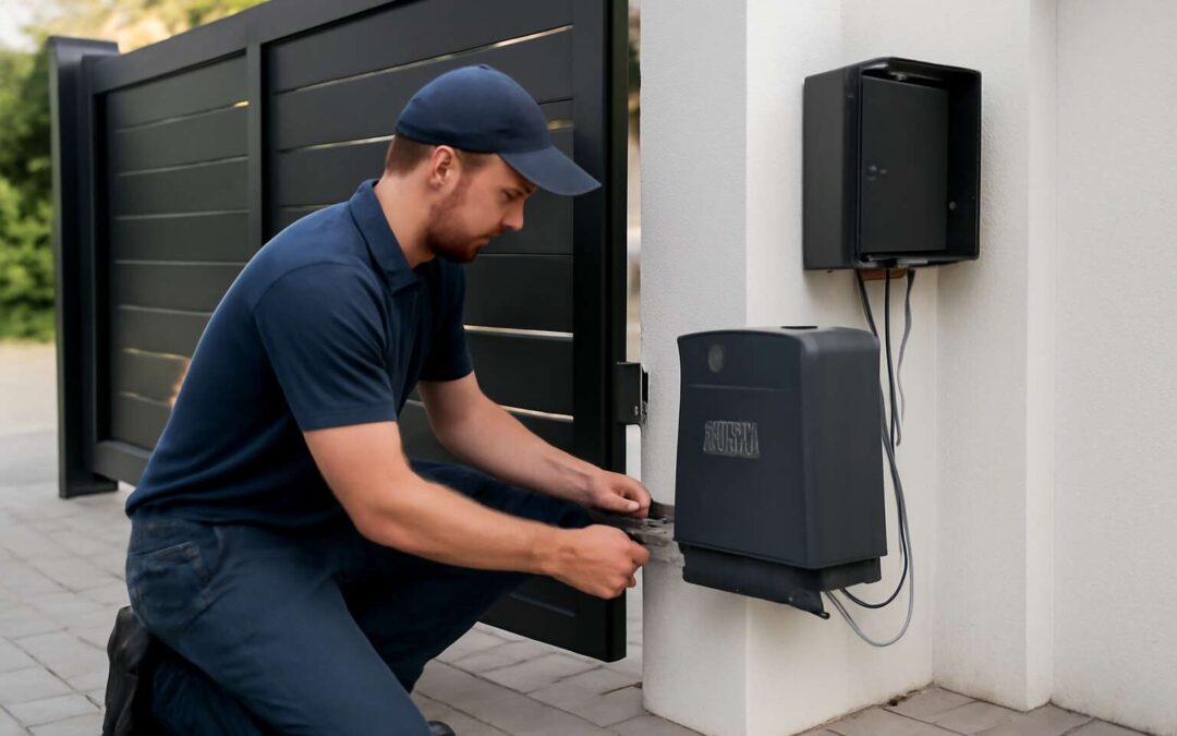 how to install centurion gate motor