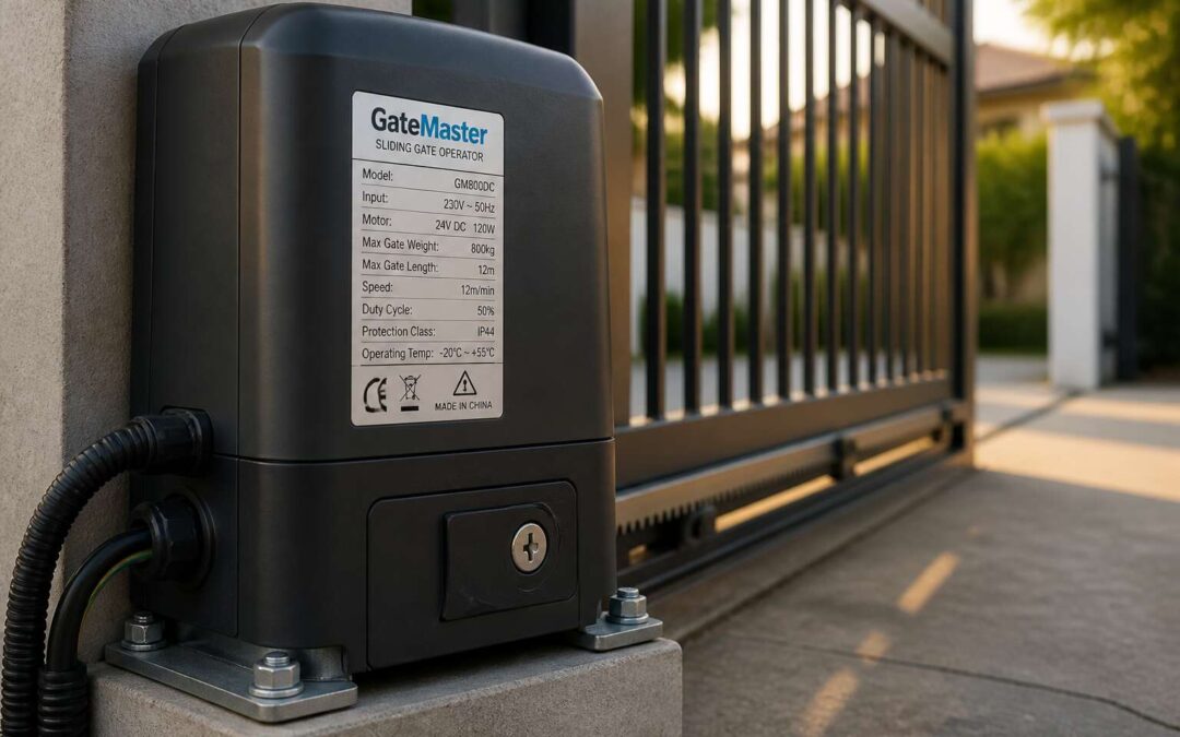 Choose gate motor watts to match your gate’s motor.