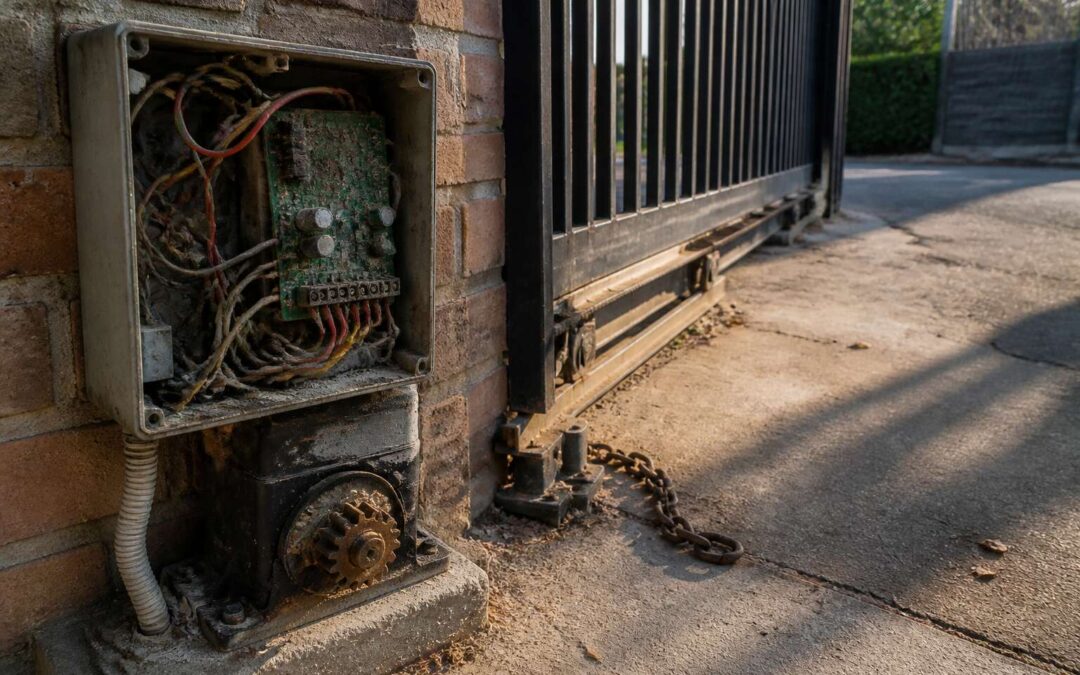 gate motor faulty